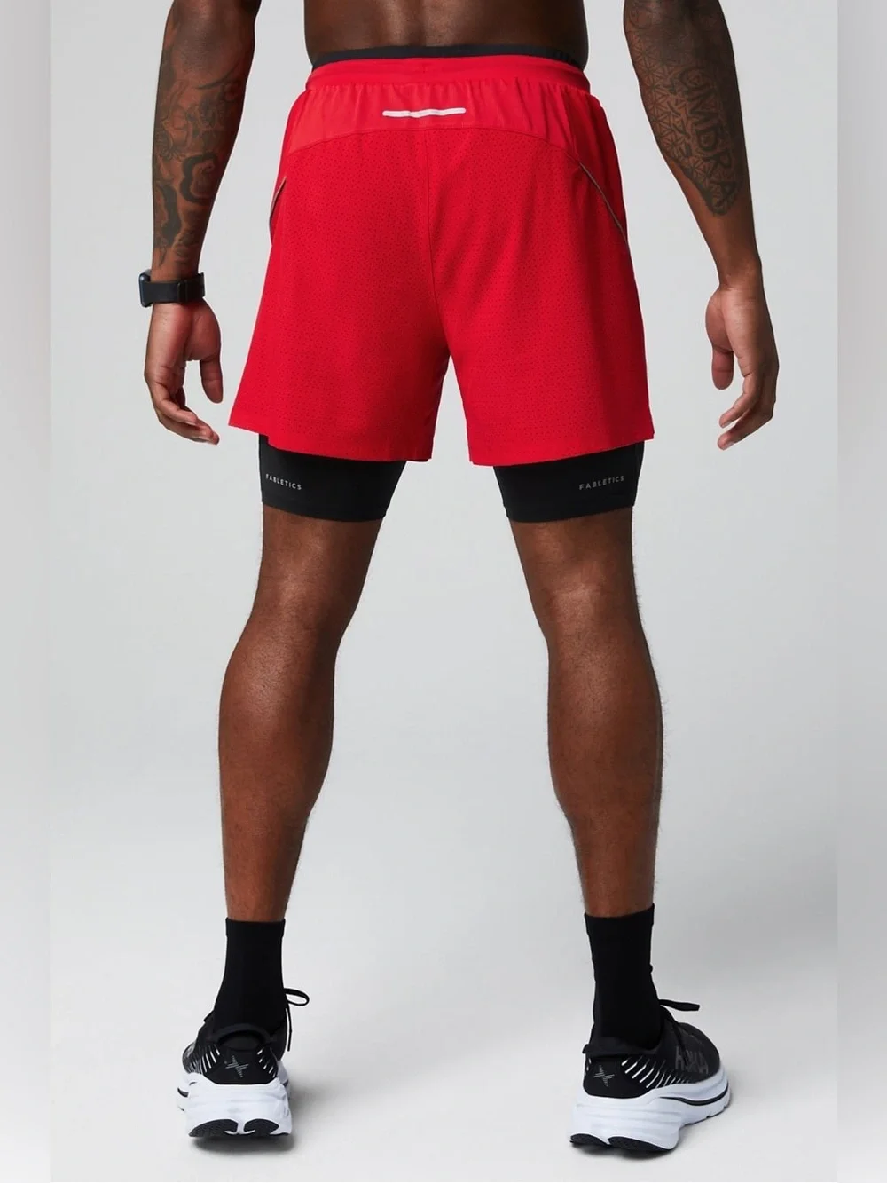 Fabletics The Kadence Short Lined 5” Running Shorts Red Athletic Men’s XXL